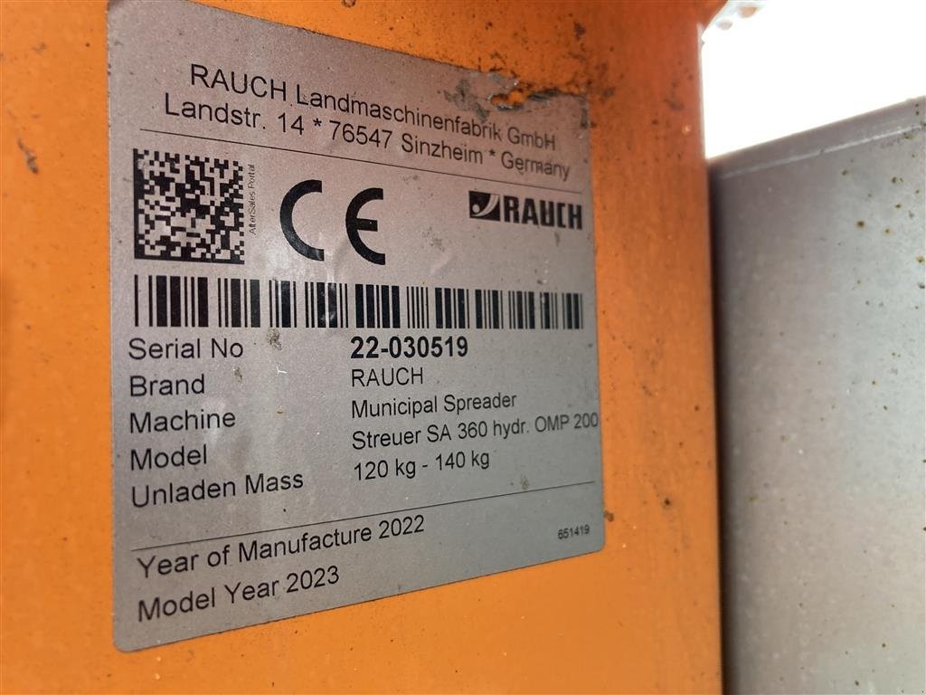 Sandstreuer & Salzstreuer du type Rauch SA 360 H OMP 200, Gebrauchtmaschine en Roslev (Photo 8)