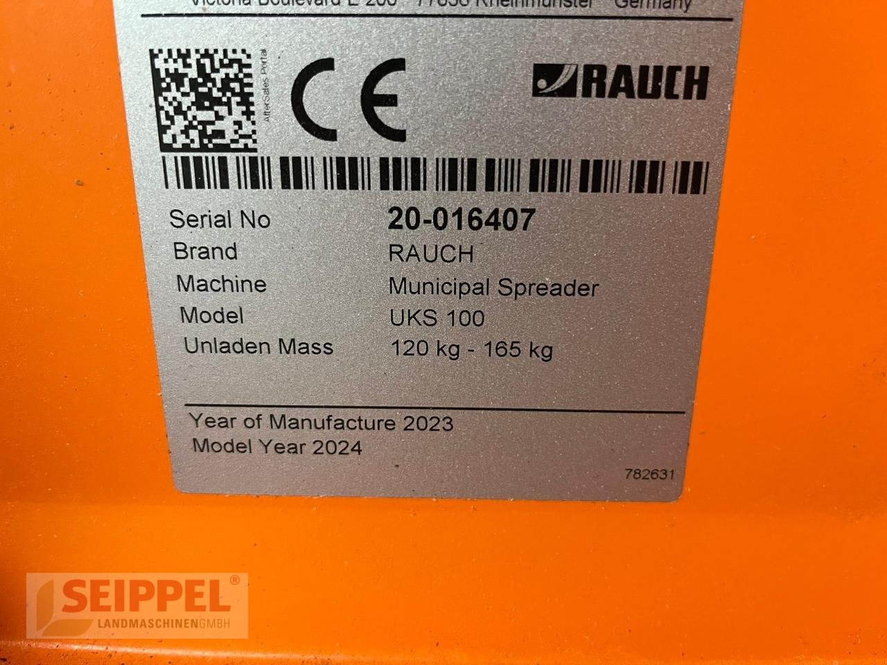 Sandstreuer & Salzstreuer des Typs Rauch UKS 100 KASTENSTREUER Vorführgerät, Neumaschine in Groß-Umstadt (Bild 5)