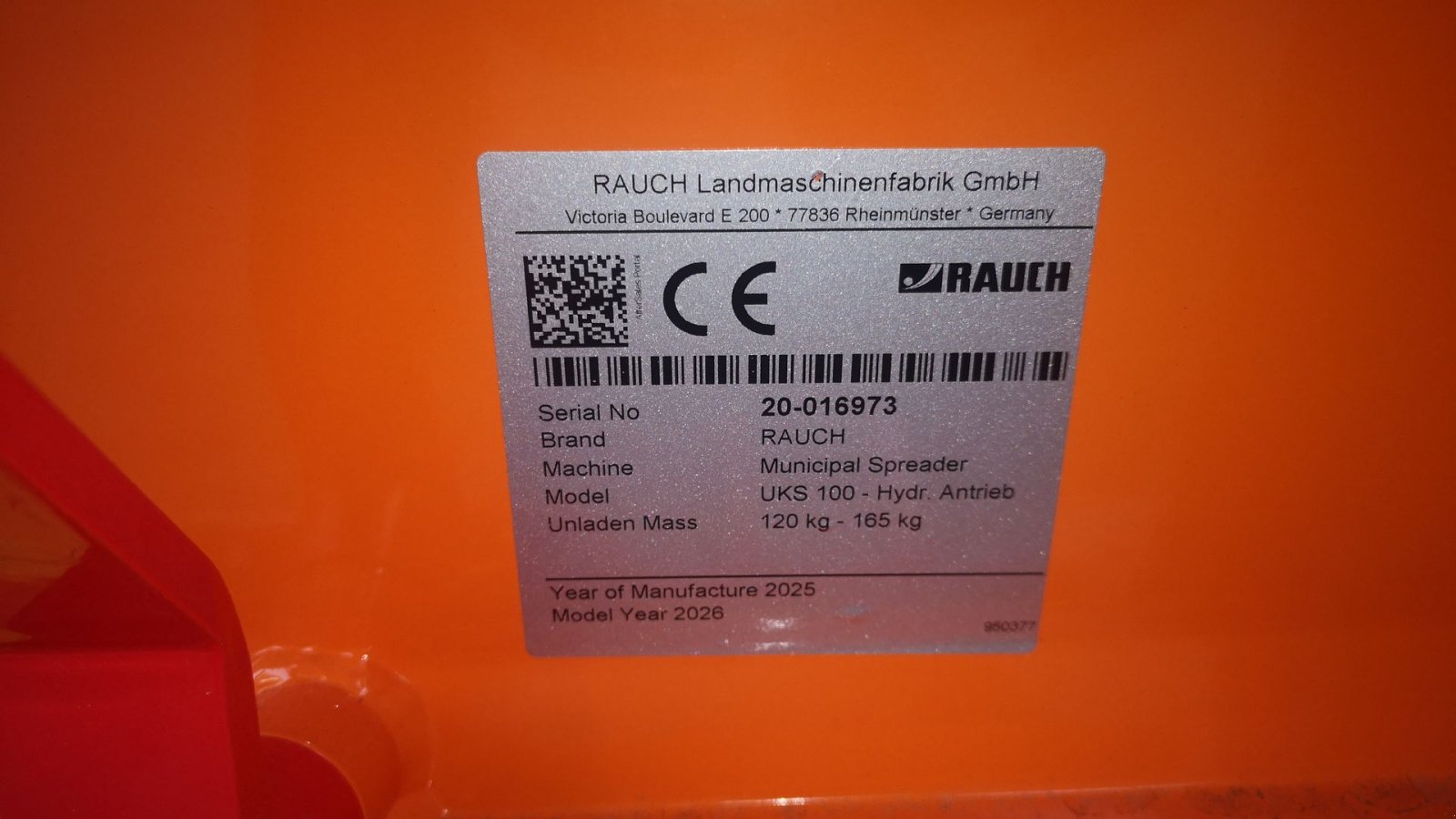 Sandstreuer & Salzstreuer of the type Rauch UKS 100, Gebrauchtmaschine in Glamsbjerg (Picture 6)