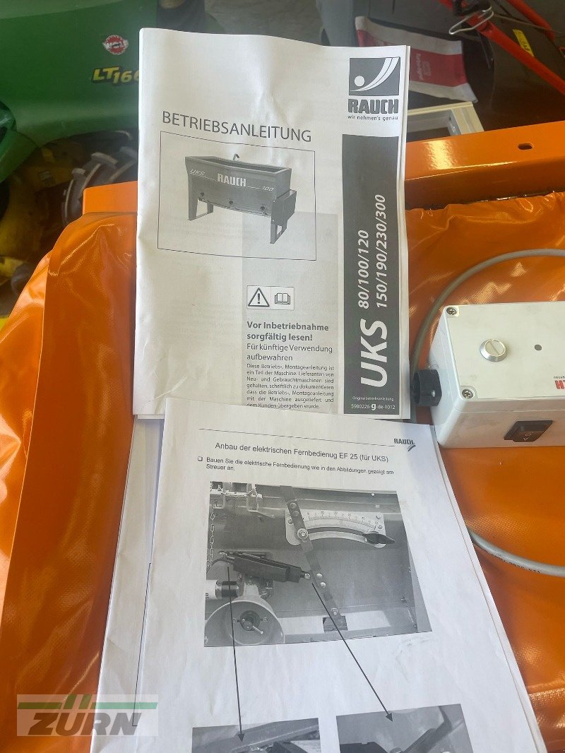Sandstreuer & Salzstreuer типа Rauch UKS 120 mechanisch, Gebrauchtmaschine в Schöntal-Westernhausen (Фотография 13)