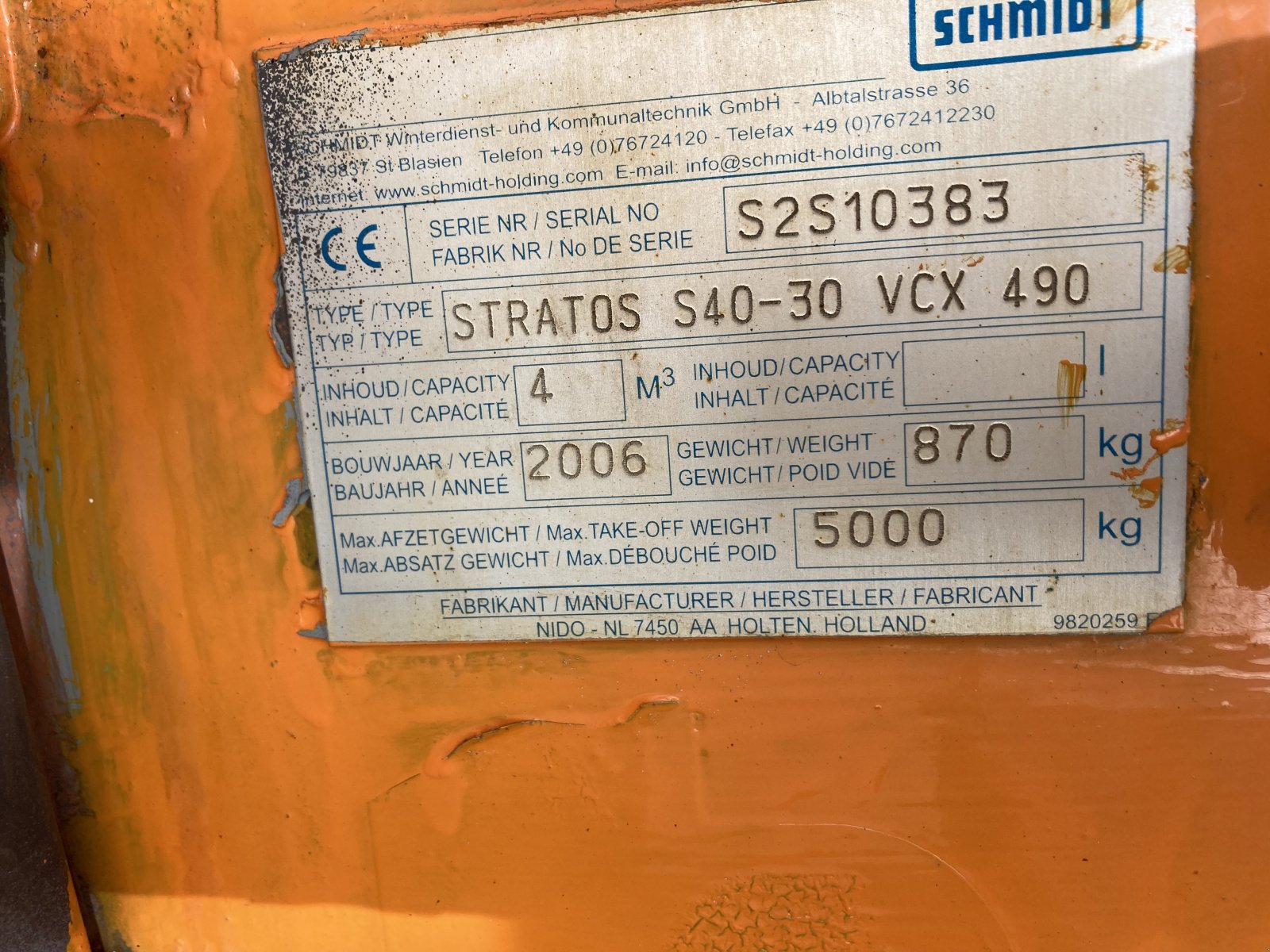 Sandstreuer & Salzstreuer des Typs Schmidt Stratos S40, Gebrauchtmaschine in Heimstetten (Bild 11)