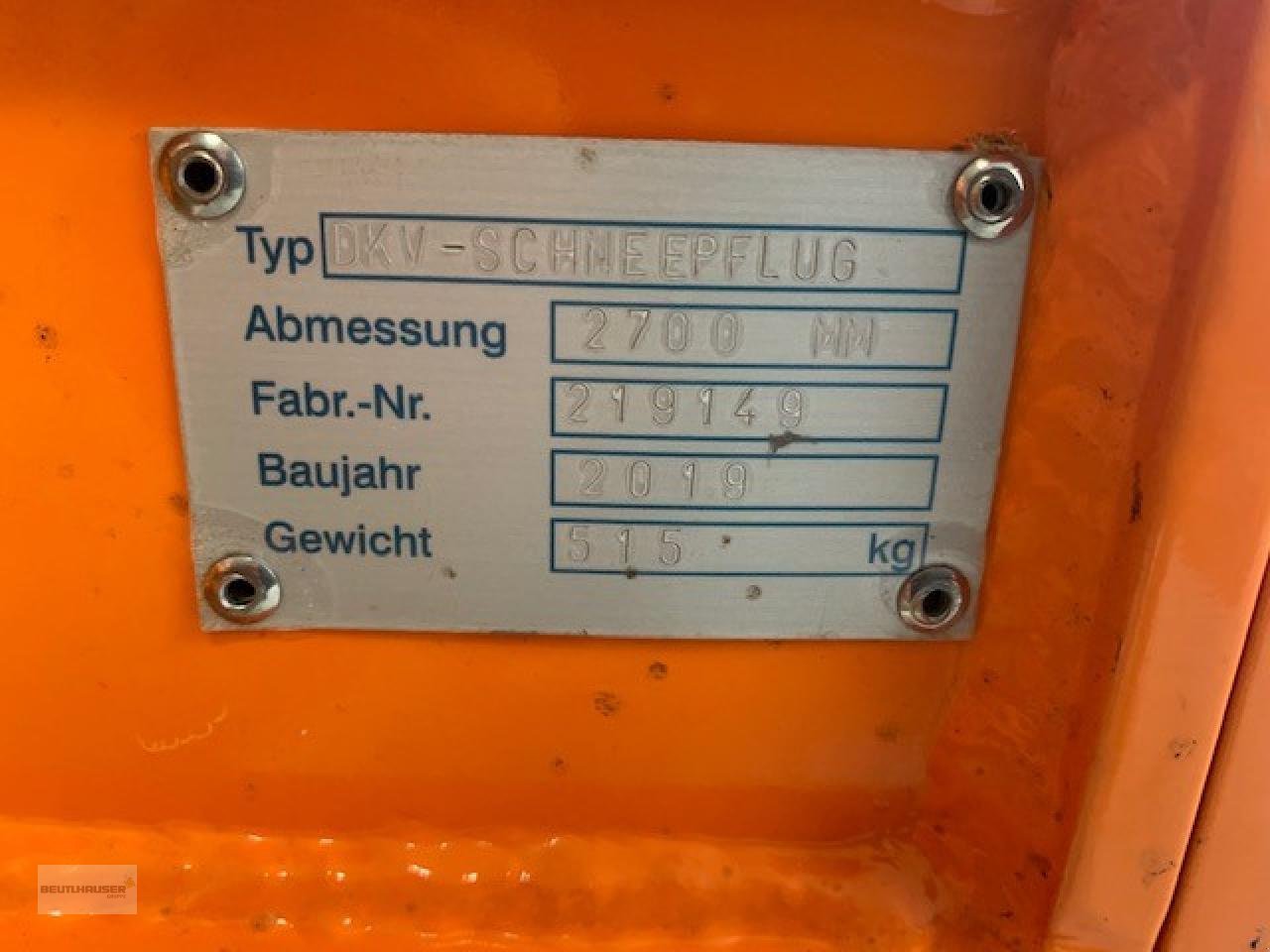 Sandstreuer & Salzstreuer des Typs Sonstige Bucher Schneepflug Keil Vario VPG 270 Arox, Gebrauchtmaschine in Hengersberg (Bild 5)