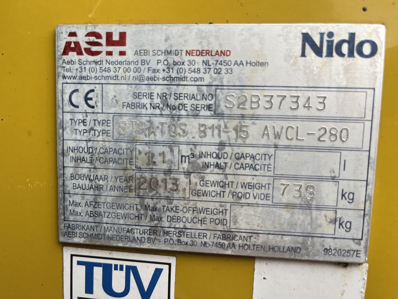 Sandstreuer & Salzstreuer tipa Sonstige Nido Stratos B11-15 AWCL-280, Gebrauchtmaschine u Ferwert (Slika 8)