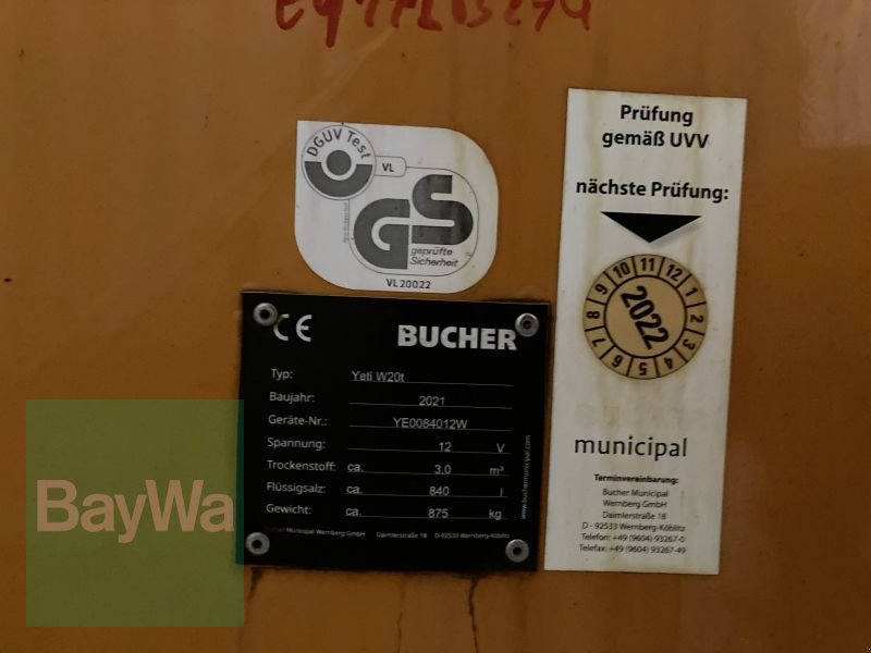 Sandstreuer & Salzstreuer typu Sonstige YETI W20T, Gebrauchtmaschine w Obertraubling (Zdjęcie 14)