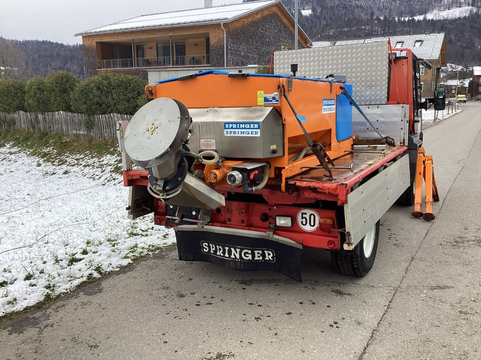 Sandstreuer & Salzstreuer van het type Springer Aufsattelstreuer AS 135, Gebrauchtmaschine in Bezau (Foto 15)