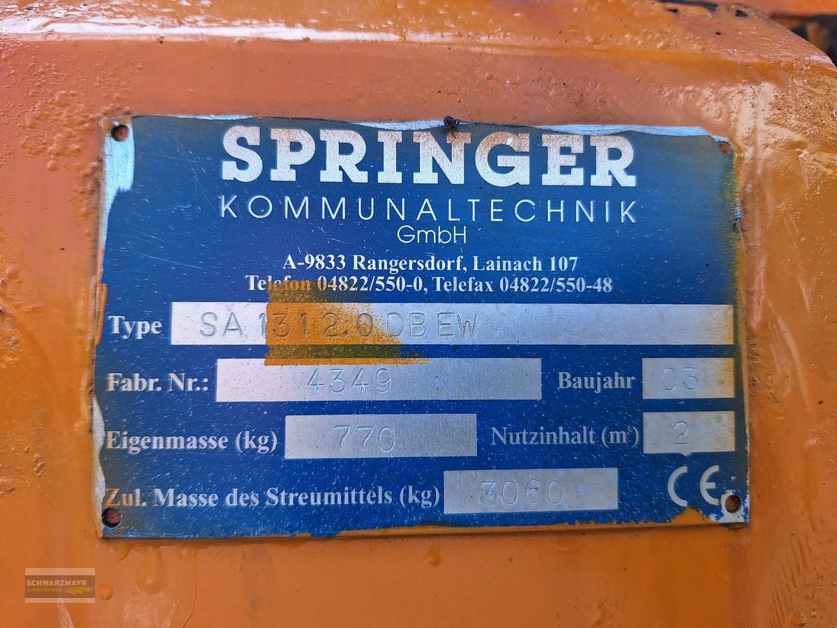 Sandstreuer & Salzstreuer typu Springer SA 1312 DB, Gebrauchtmaschine w Gampern (Zdjęcie 22)