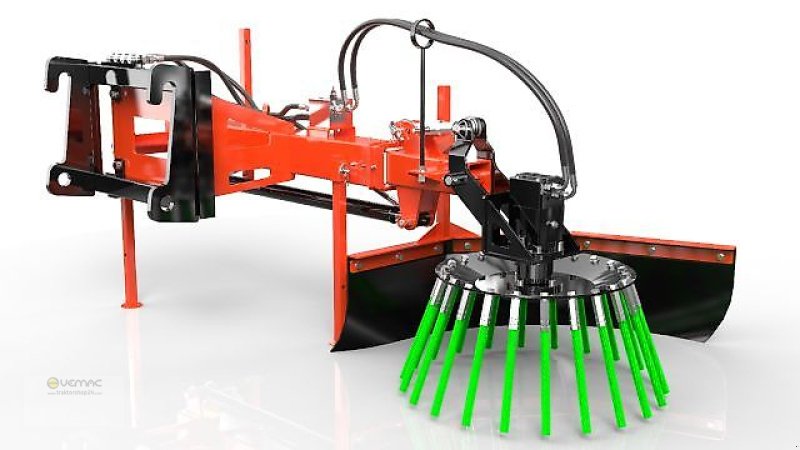 Sandstreuer & Salzstreuer a típus Vemac Unkrautbürste Boxer OB70 Wildkrautbürste Radlader Hoflader NEU, Neumaschine ekkor: Sülzetal OT Osterweddingen (Kép 3)