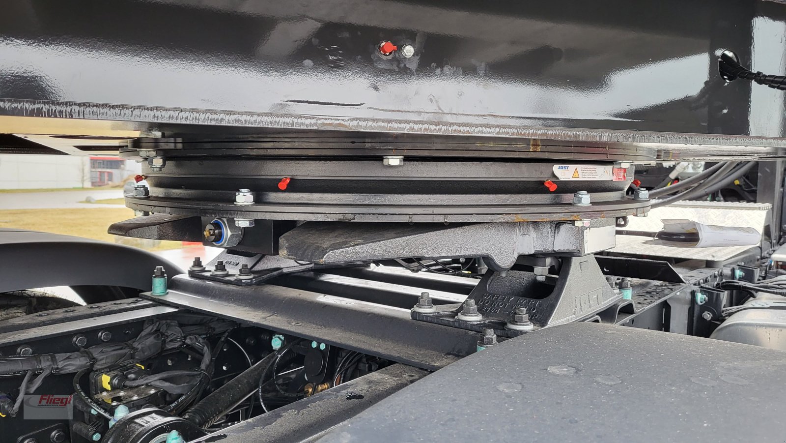 Sattelauflieger typu Fliegl 2-Achs Hinterkipp Sattelauflieger AKM 50, Neumaschine v Mühldorf (Obrázok 7)