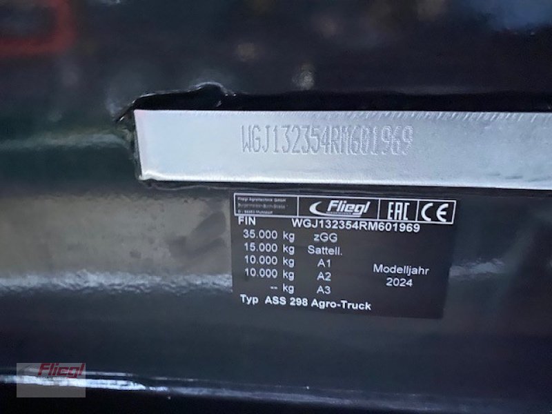 Sattelauflieger типа Fliegl Agro Truck ASS 298 Green Tec, Neumaschine в Mühldorf (Фотография 8)