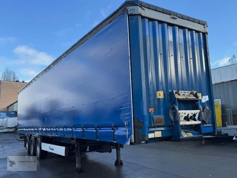 Sattelauflieger des Typs Krone Tautliner Auflieger Plane Spriegel Edscha Verdeck Lenkachse, Gebrauchtmaschine in Gevelsberg (Bild 1)