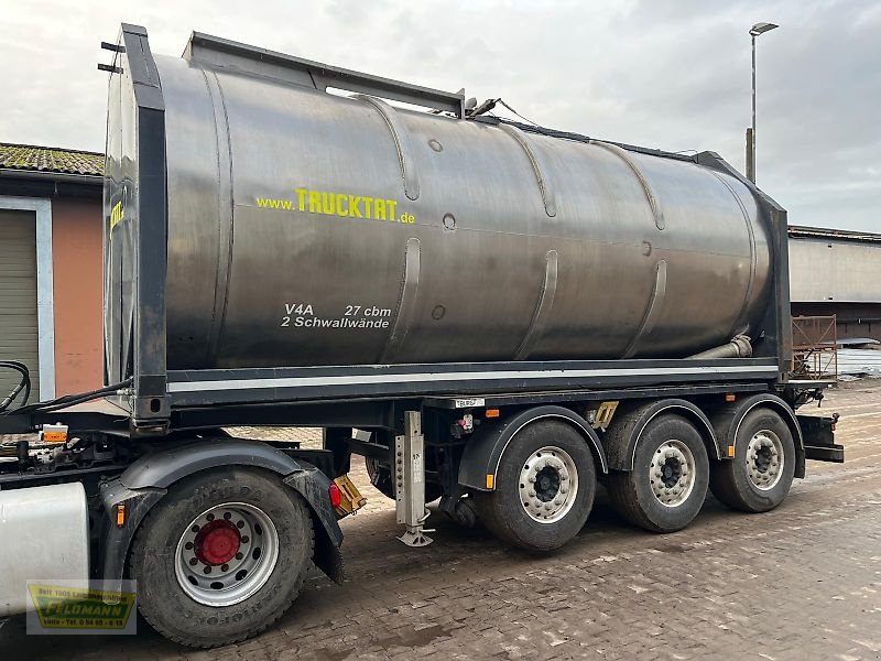 Sattelauflieger типа Sonstige Gülleauflieger, Zubringer LKW 27m3 Edelstahl VA, Gebrauchtmaschine в Neuenkirchen-Vinte (Фотография 1)