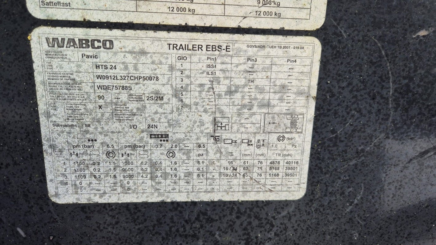 Sattelauflieger typu Sonstige PAVIC HTS 24, Gebrauchtmaschine v Liebenwalde (Obrázek 8)