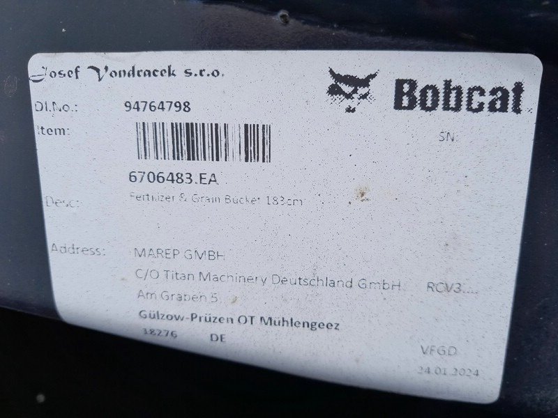 Schaufel des Typs Bobcat Dünger- und Getreideschaufel 930 ltr., Neumaschine in Gülzow-Prüzen OT Mühlengeez (Bild 4)