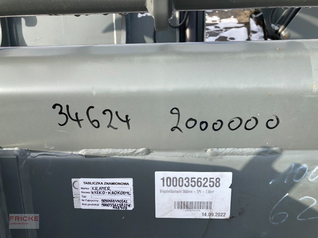 Schaufel des Typs Kramer Silagebeißschaufel 2600mm, Neumaschine in Bockel - Gyhum (Bild 2)
