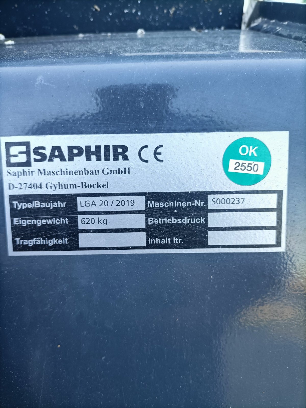 Schaufel typu Saphir LG 20, Gebrauchtmaschine v Gangkofen (Obrázek 2)