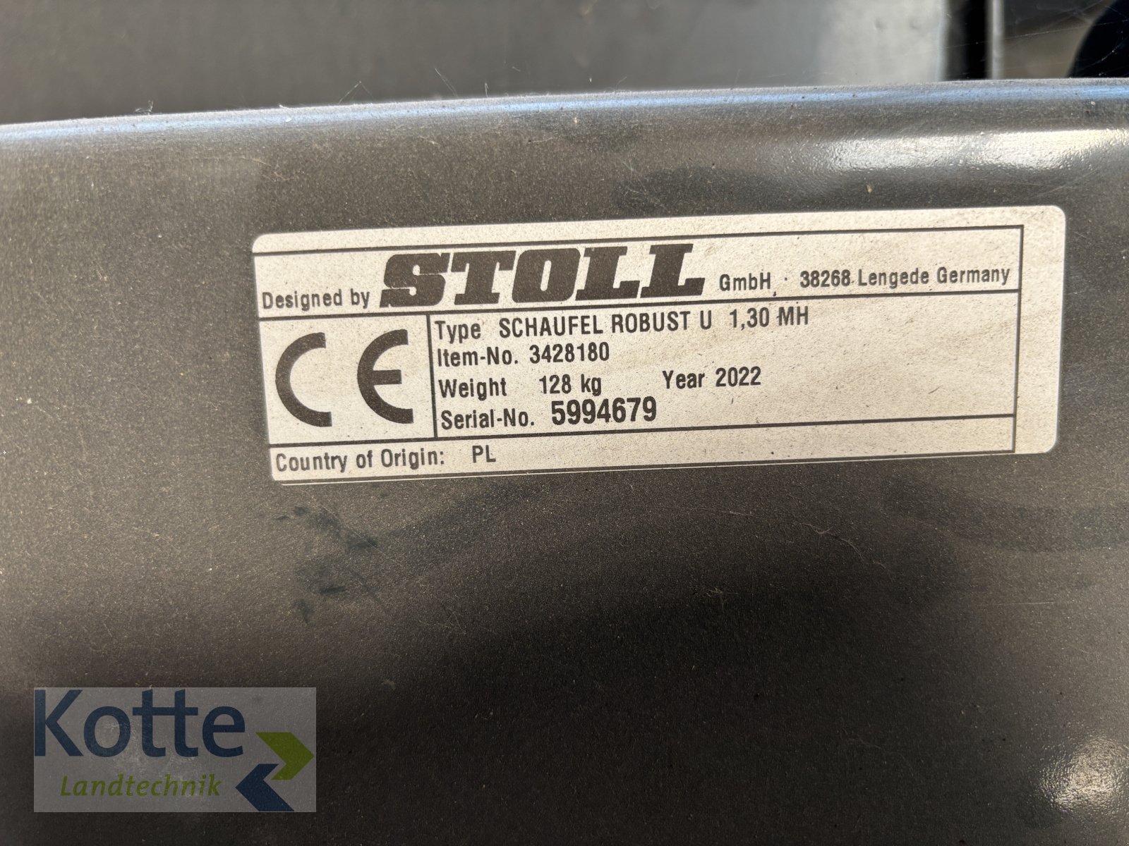 Schaufel typu Stoll Robust U 1,30 MH, Neumaschine v Rieste (Obrázek 4)