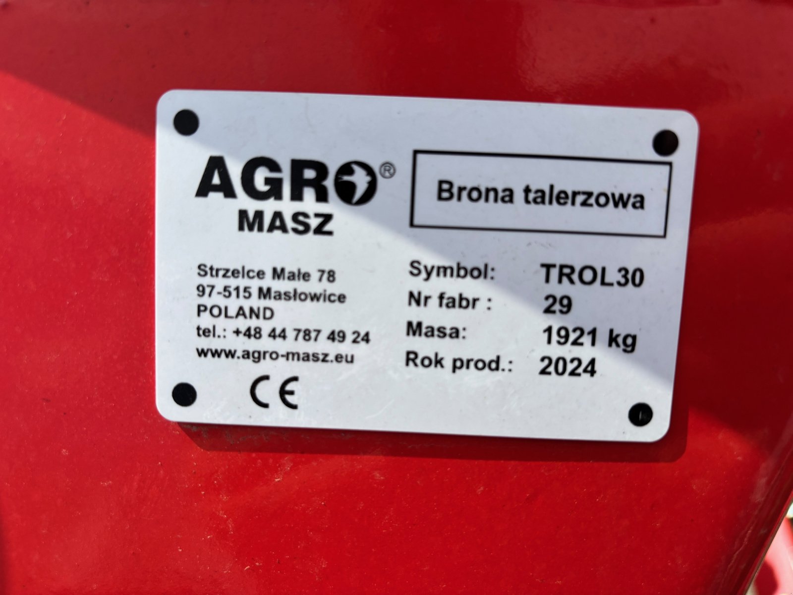 Scheibenegge des Typs Agro-Masz Trol 30, Neumaschine in Gerasdorf (Bild 10)