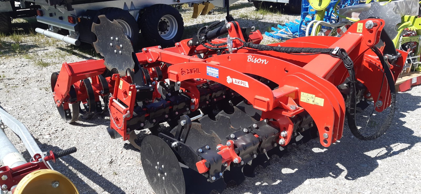 Scheibenegge Türe ait Akpil Bison 30 SP, Neumaschine içinde Höslwang (resim 2)