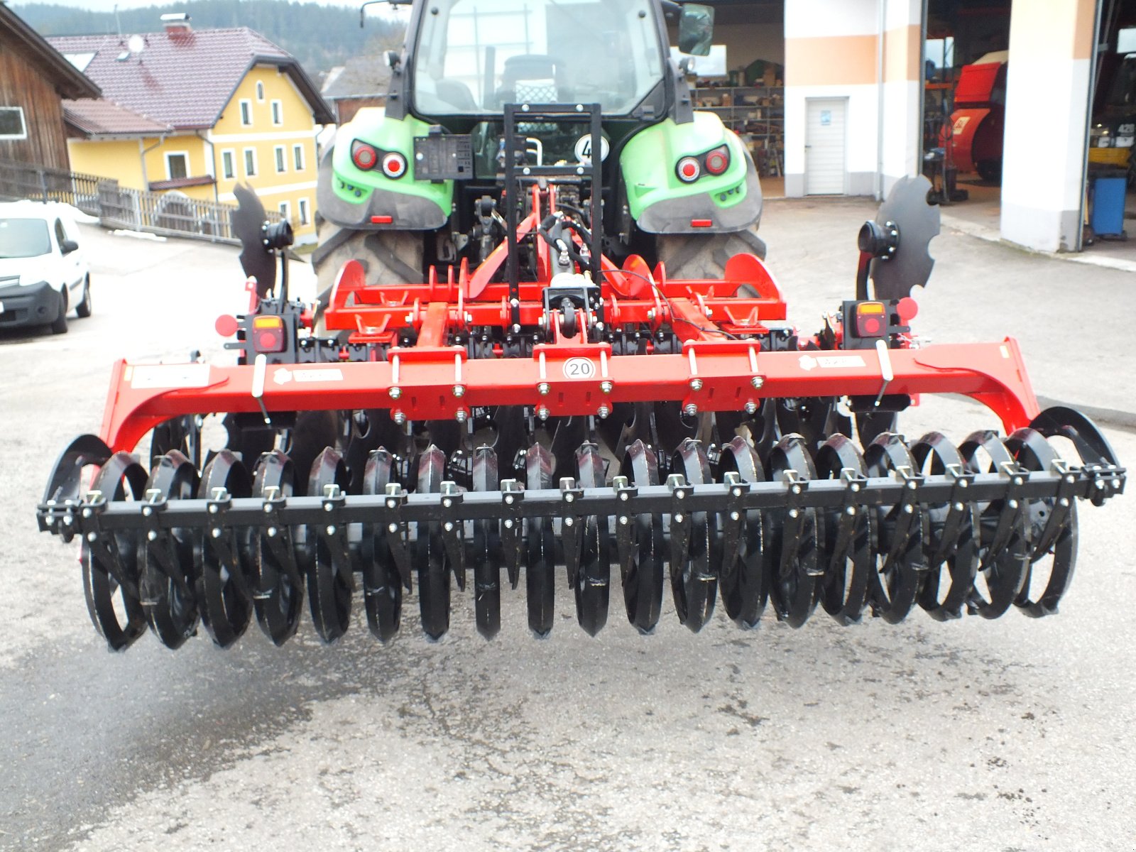 Scheibenegge Türe ait Akpil Bison 30, Neumaschine içinde Putzleinsdorf (resim 4)