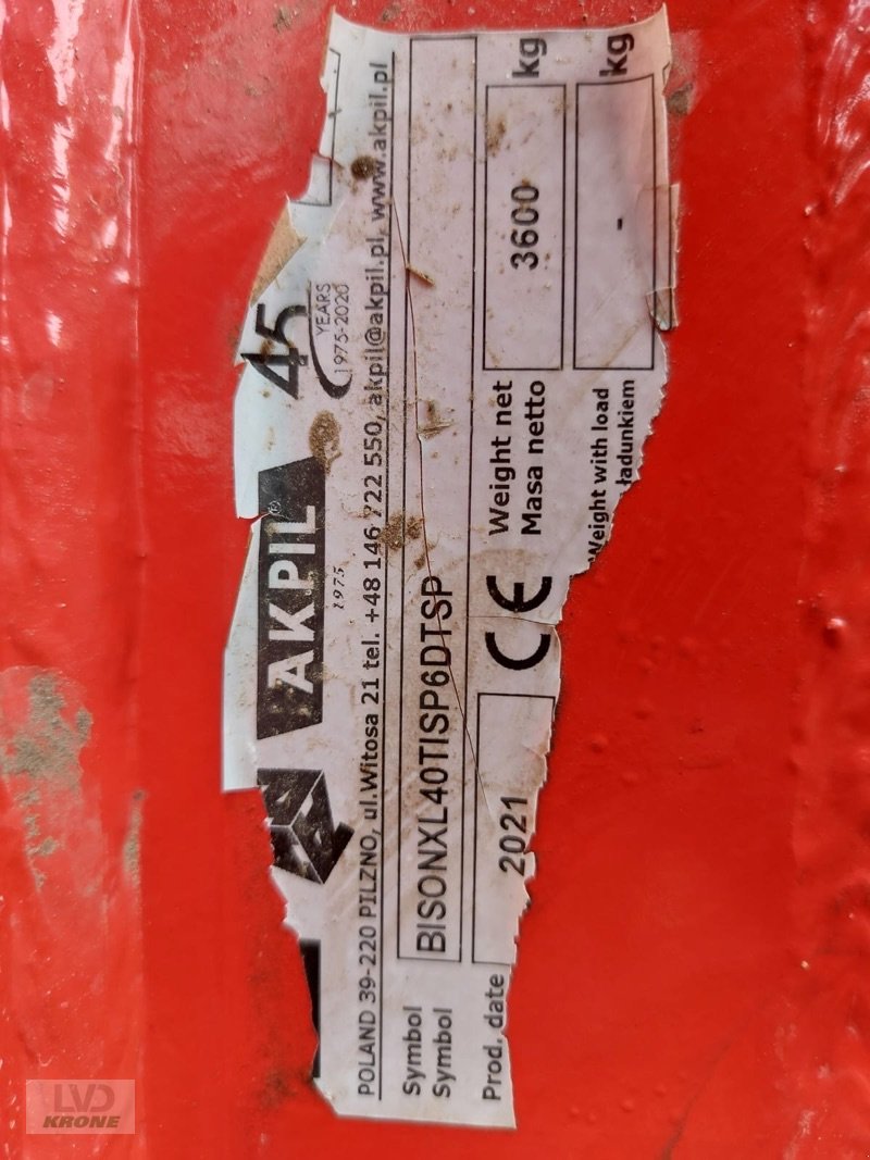 Scheibenegge des Typs Akpil Bison XL40, Gebrauchtmaschine in Nordheide (Bild 10)