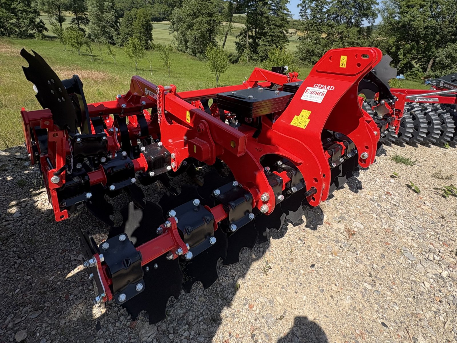 Scheibenegge Türe ait Akpil Gepard 30D, Neumaschine içinde Oberscheinfeld (resim 1)