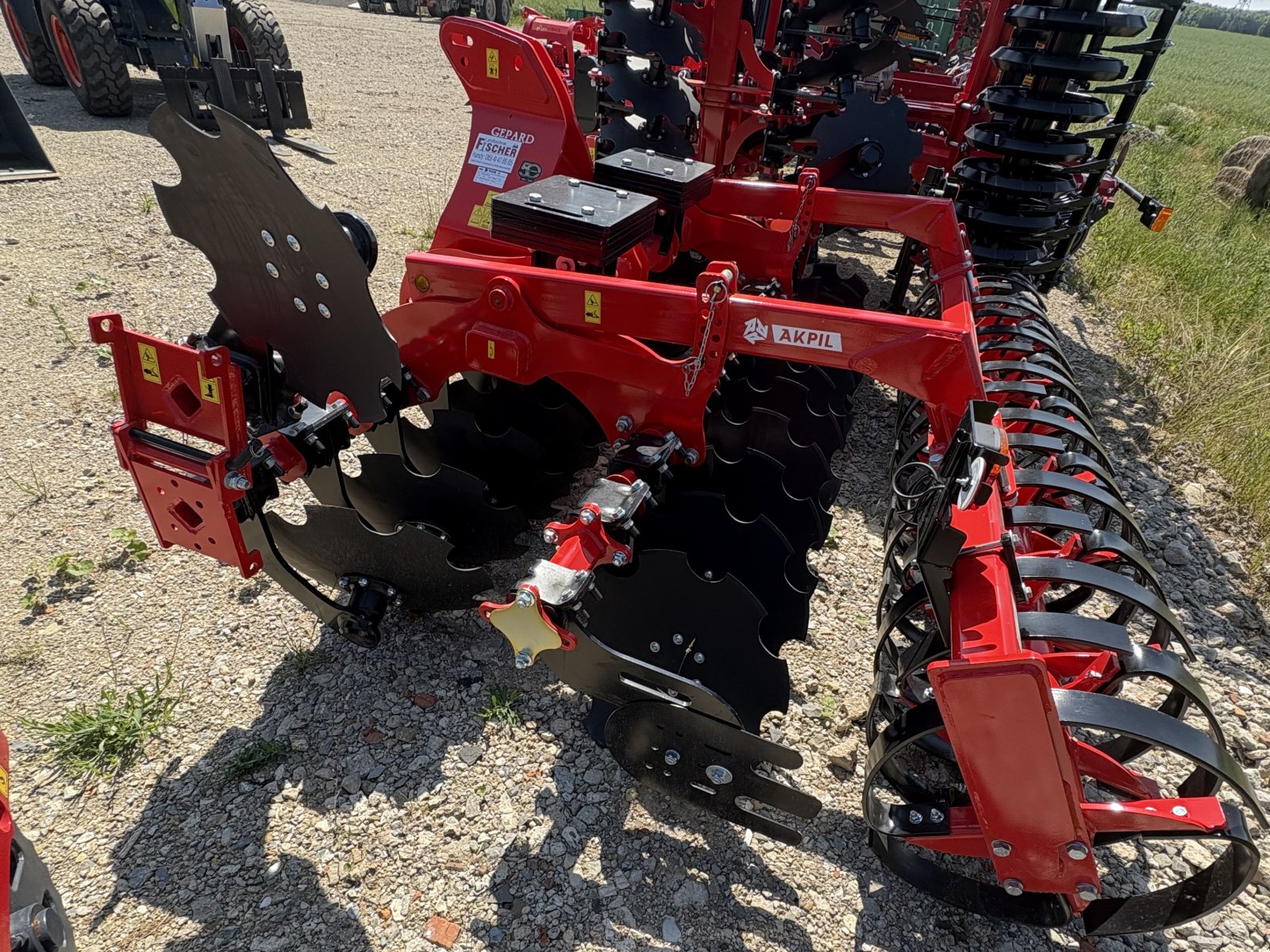 Scheibenegge Türe ait Akpil Gepard 30D, Neumaschine içinde Oberscheinfeld (resim 3)