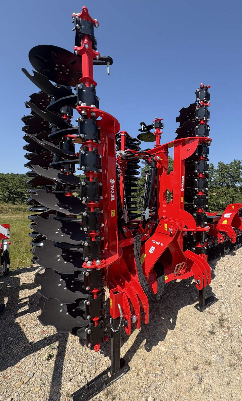 Scheibenegge Türe ait Akpil Gepard XL, Neumaschine içinde Oberscheinfeld (resim 2)