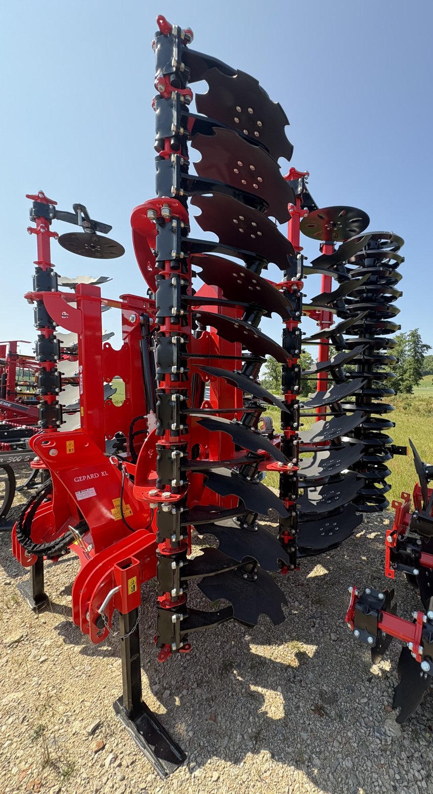 Scheibenegge Türe ait Akpil Gepard XL, Neumaschine içinde Oberscheinfeld (resim 3)