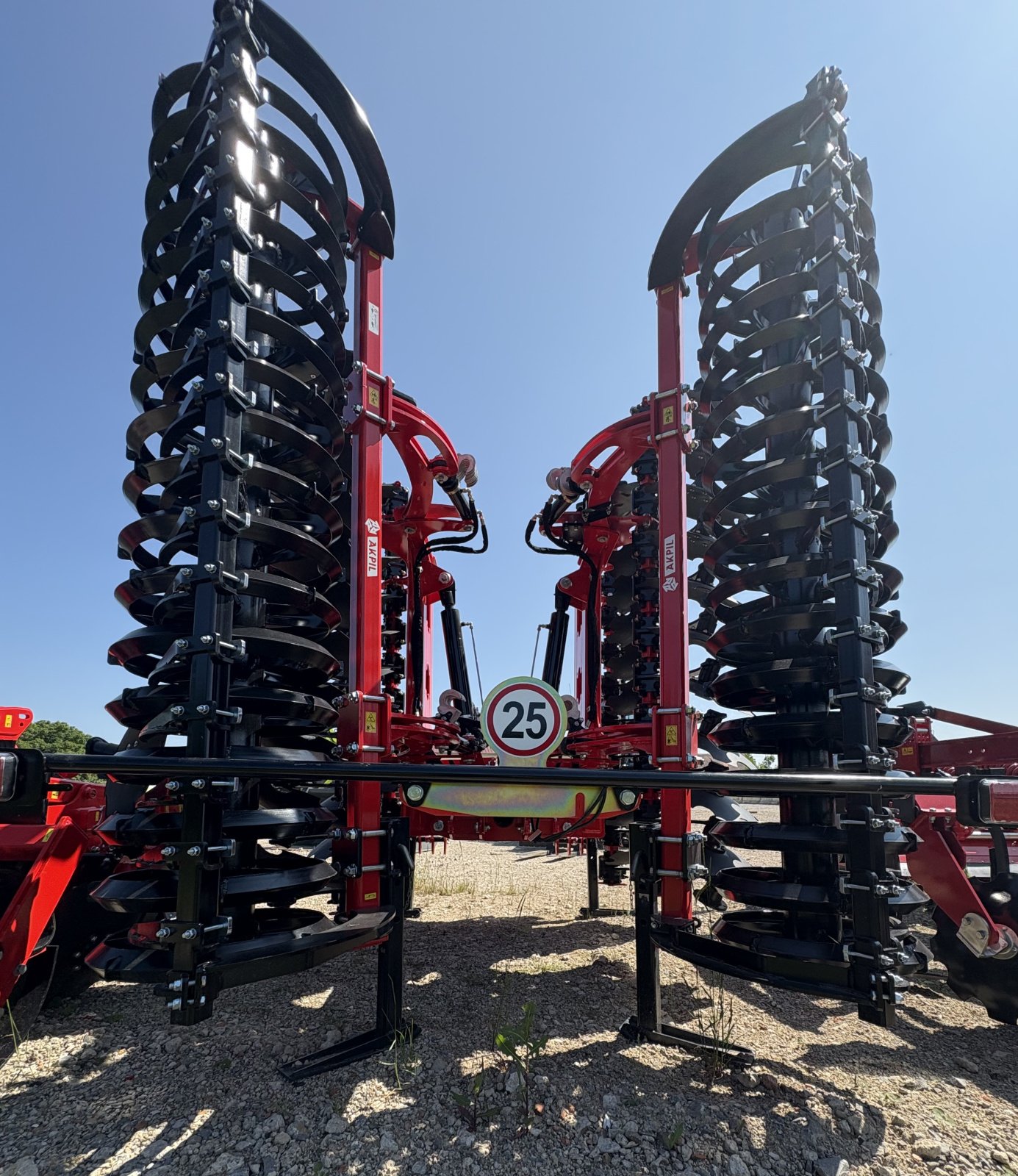 Scheibenegge Türe ait Akpil Gepard XL, Neumaschine içinde Oberscheinfeld (resim 4)