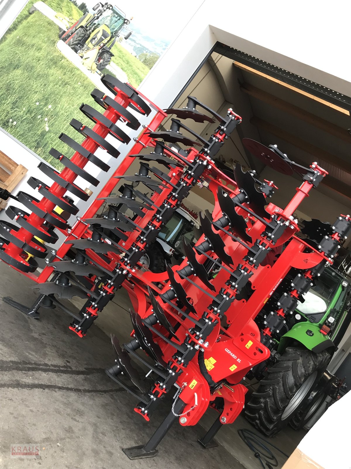 Scheibenegge Türe ait Akpil Gepard XL, Neumaschine içinde Geiersthal (resim 1)