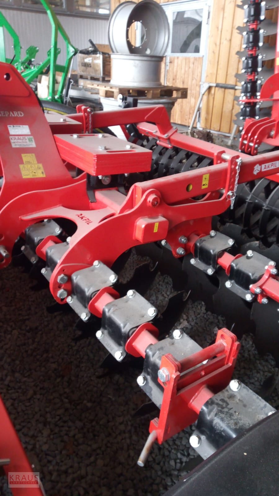 Scheibenegge del tipo Akpil Gepard, Neumaschine en Geiersthal (Imagen 2)