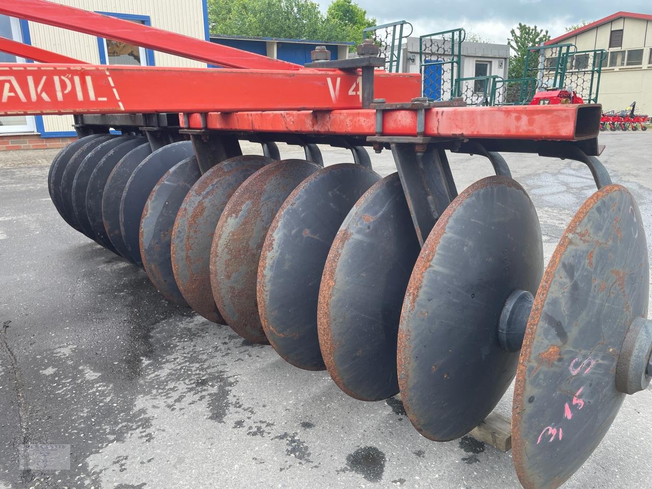 Scheibenegge Türe ait Akpil V 315, Neumaschine içinde Pragsdorf (resim 10)