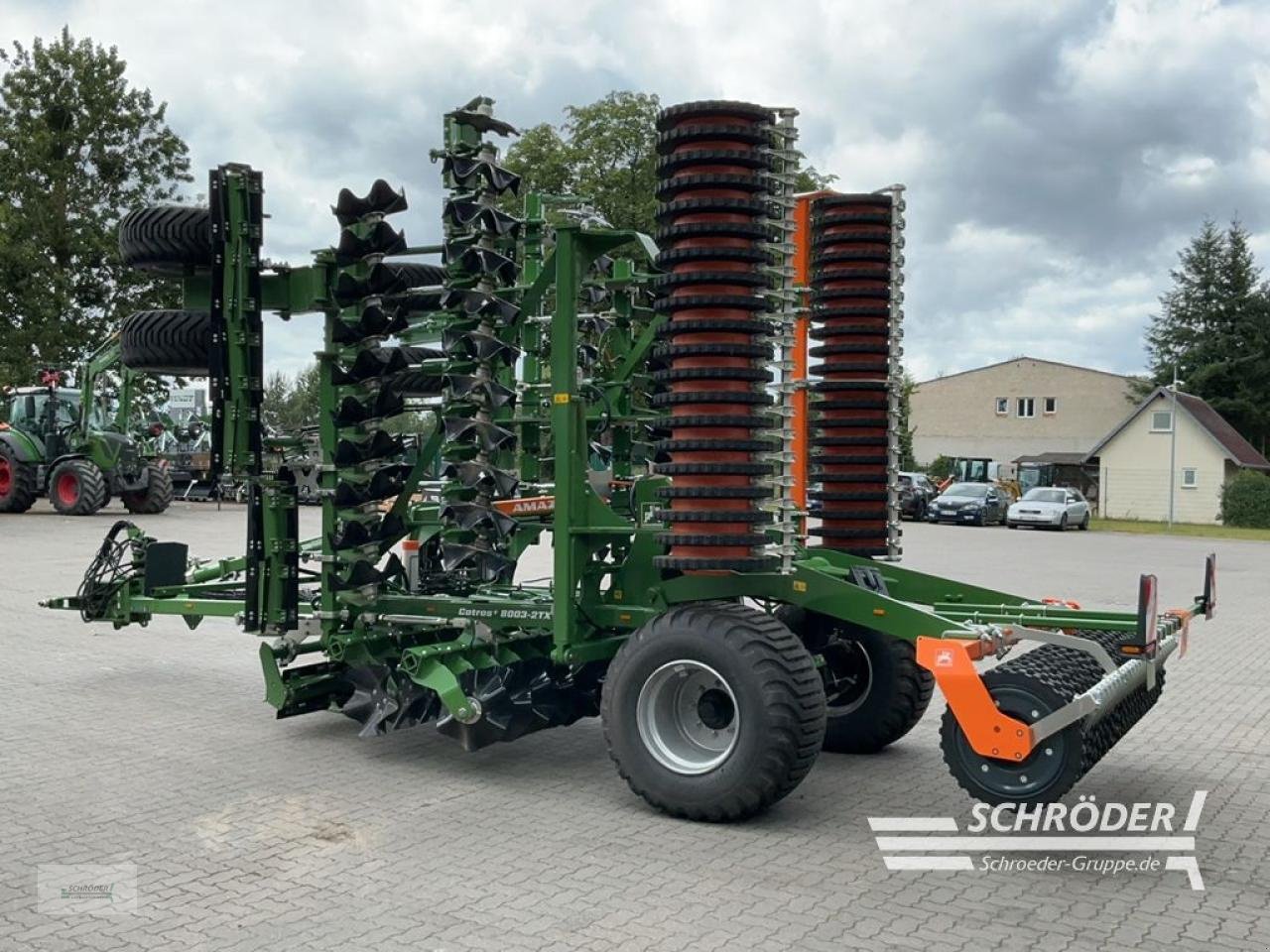 Scheibenegge Türe ait Amazone -NEUMASCHINE- CATROS+ 8003-2TX, Gebrauchtmaschine içinde Friedland (resim 4)