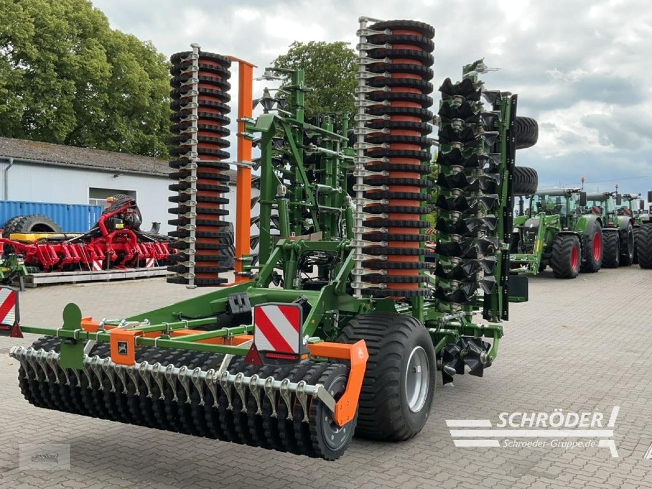 Scheibenegge Türe ait Amazone -NEUMASCHINE- CATROS+ 8003-2TX, Gebrauchtmaschine içinde Friedland (resim 7)