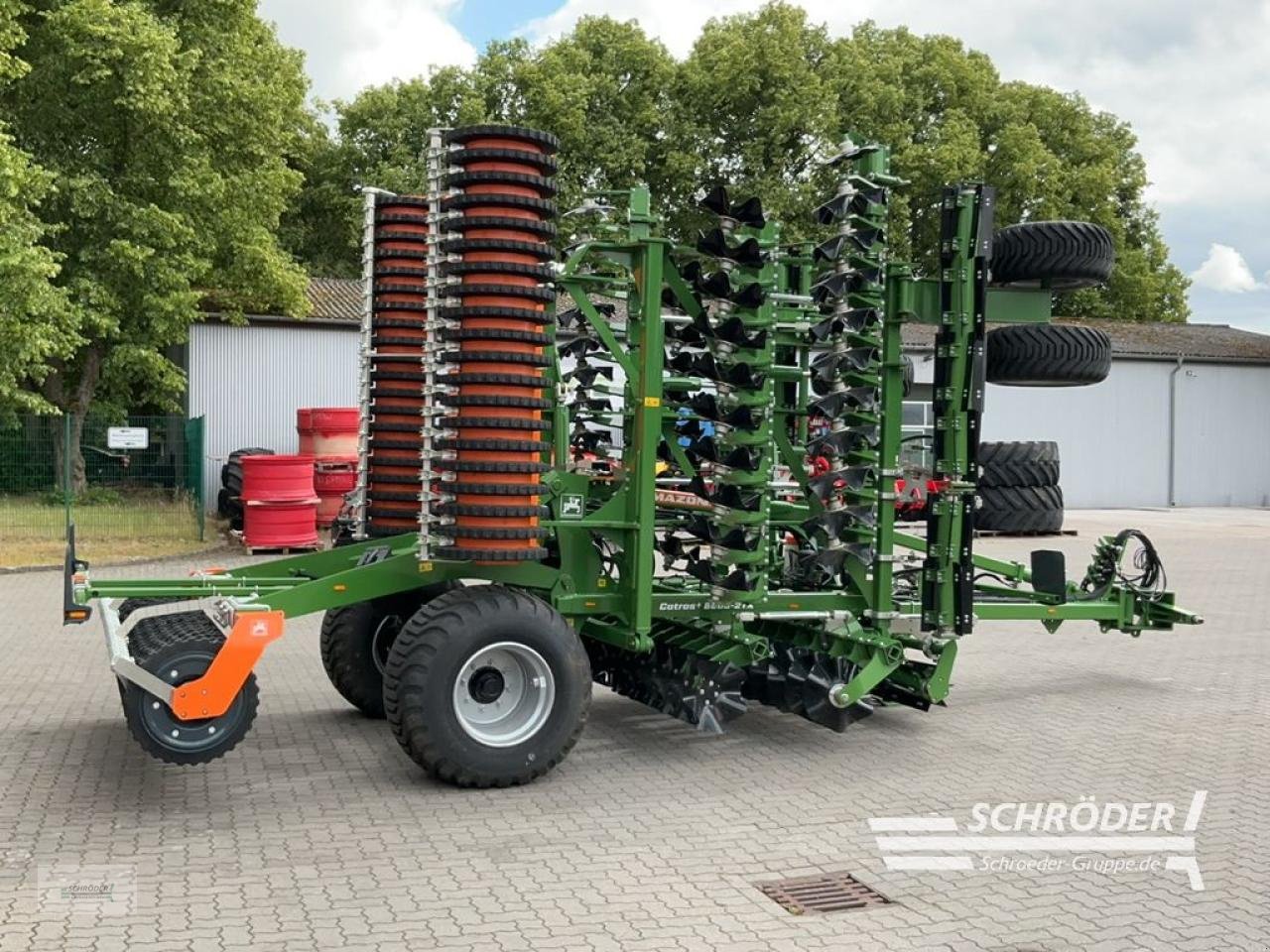 Scheibenegge Türe ait Amazone -NEUMASCHINE- CATROS+ 8003-2TX, Gebrauchtmaschine içinde Friedland (resim 8)