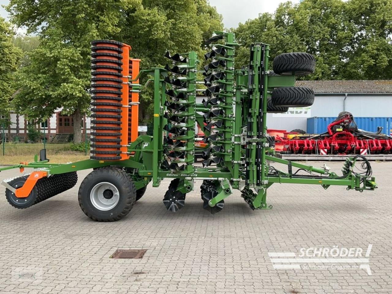 Scheibenegge Türe ait Amazone -NEUMASCHINE- CATROS+ 8003-2TX, Gebrauchtmaschine içinde Friedland (resim 9)