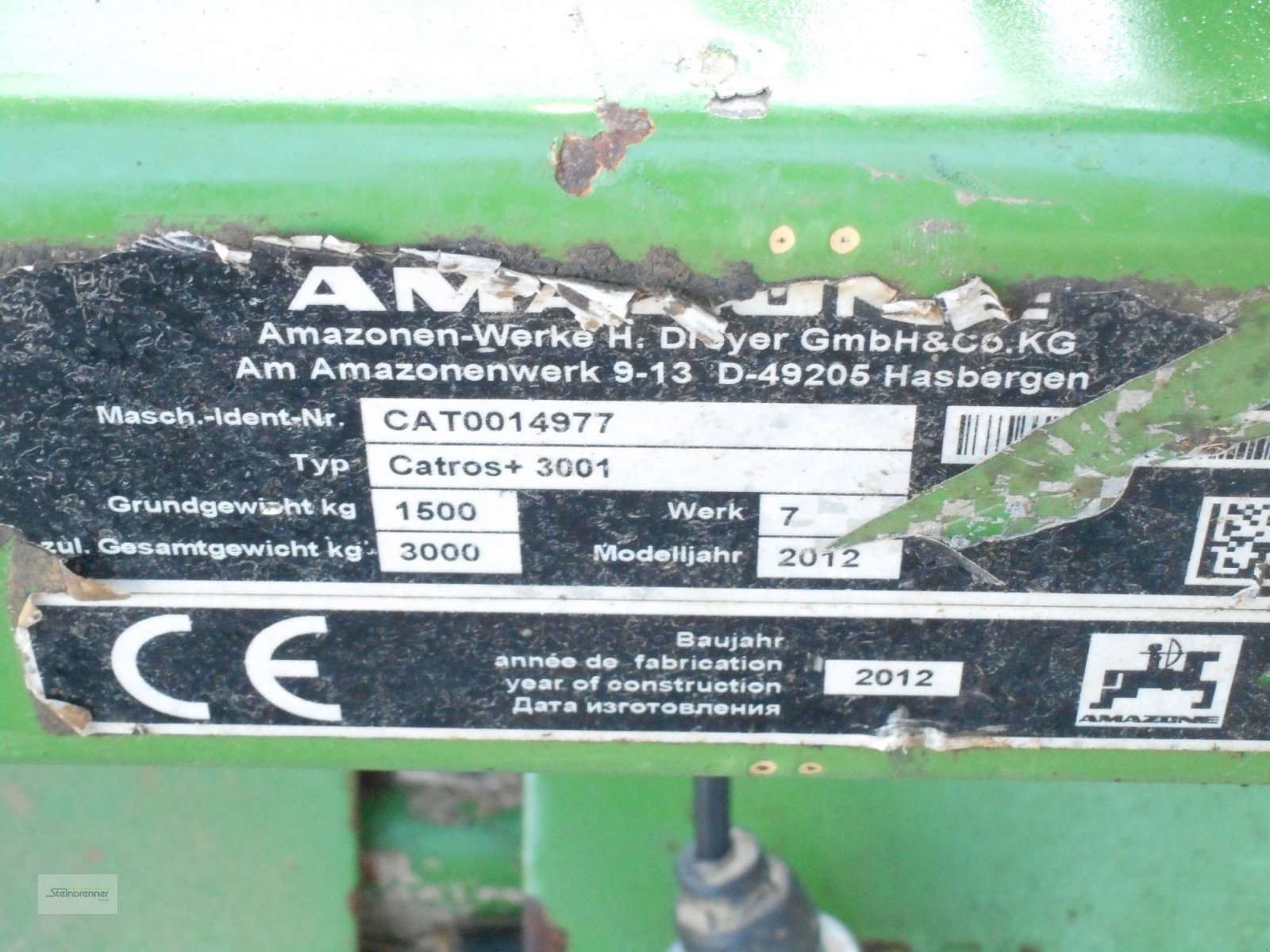 Scheibenegge tip Amazone Catros + 3001, Gebrauchtmaschine in Wörnitz (Poză 10)