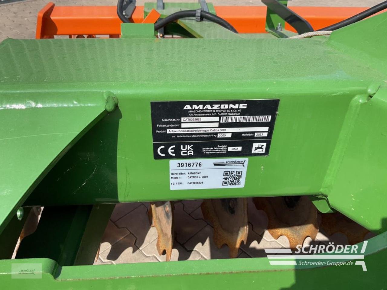 Scheibenegge typu Amazone CATROS+ 3001, Gebrauchtmaschine v Twistringen (Obrázek 3)