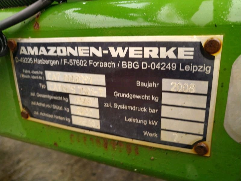 Scheibenegge des Typs Amazone Catros 7501 T, Gebrauchtmaschine in Liebenwalde (Bild 10)