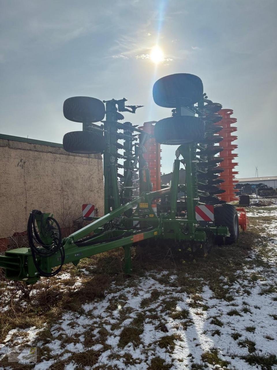 Scheibenegge des Typs Amazone Catros+ 8003-2TX, Neumaschine in Schora (Bild 3)