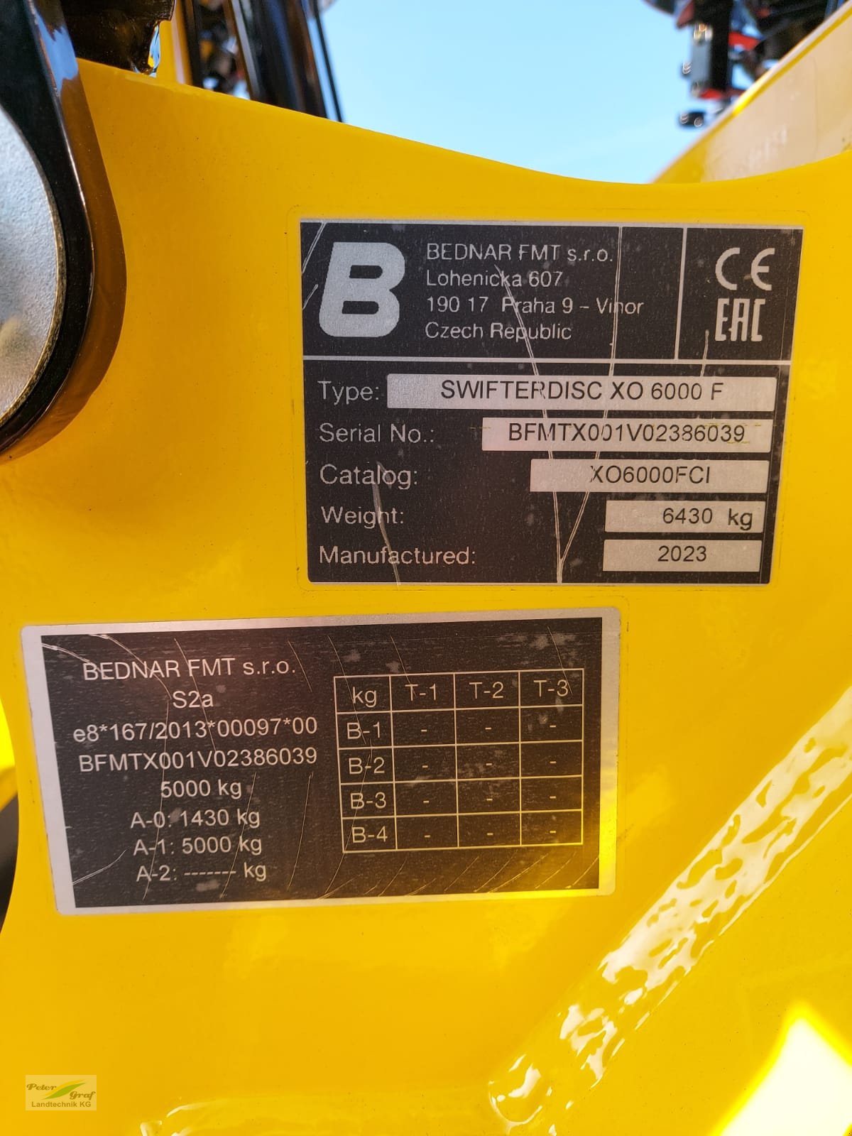 Scheibenegge tip Bednar Swifterdisc XO 6000 F, Neumaschine in Pegnitz-Bronn (Poză 10)