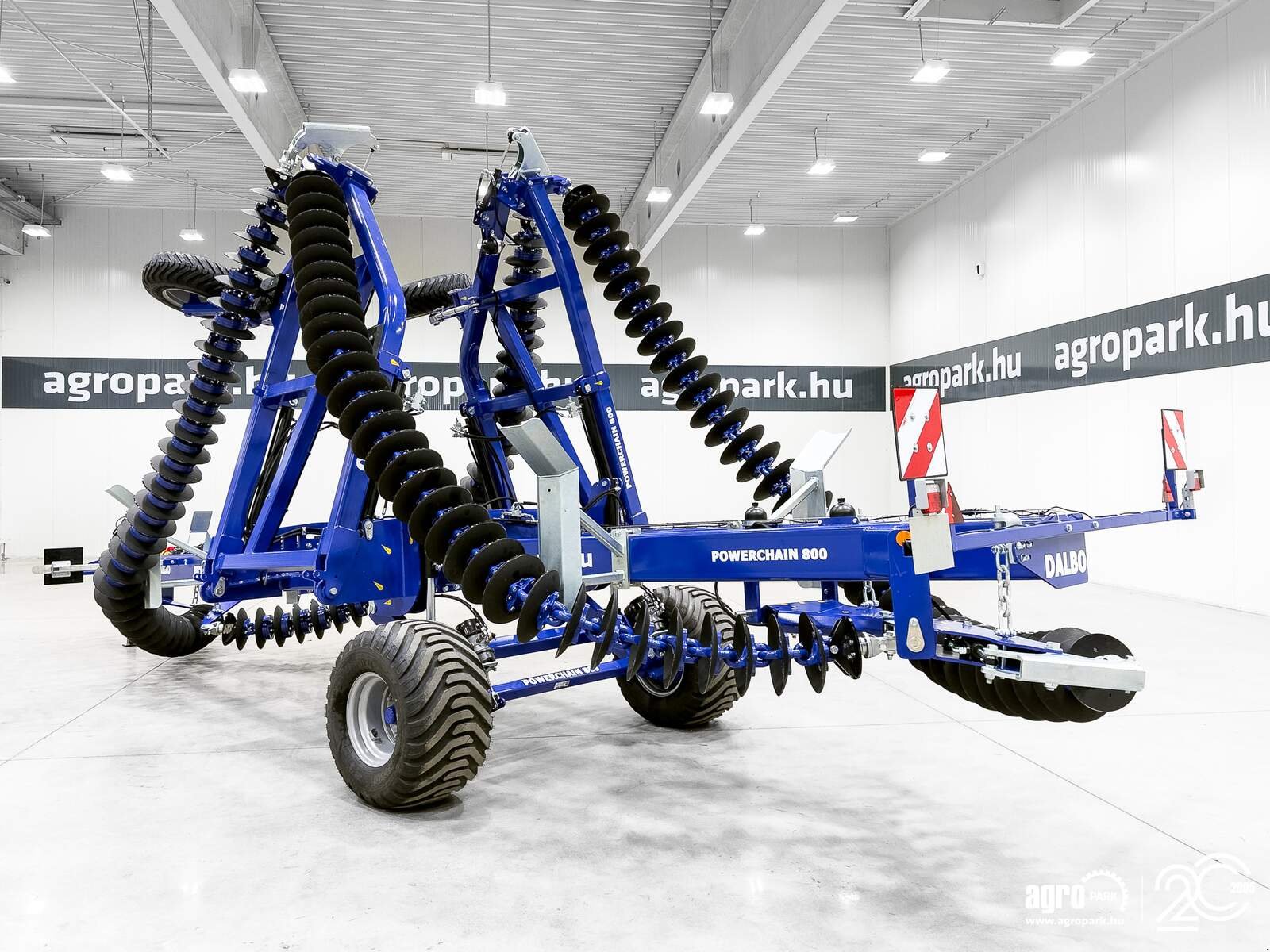 Scheibenegge tip Dalbo PowerChain 800 disc cultivator, 8 m working width, 132 discs, air brake, Made in Denmark, Gebrauchtmaschine in Csengele (Poză 4)