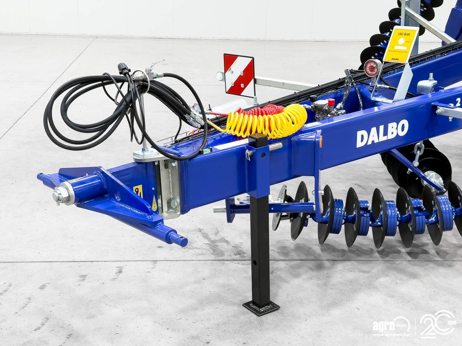 Scheibenegge tip Dalbo PowerChain 800 disc cultivator, 8 m working width, 132 discs, air brake, Made in Denmark, Gebrauchtmaschine in Csengele (Poză 10)