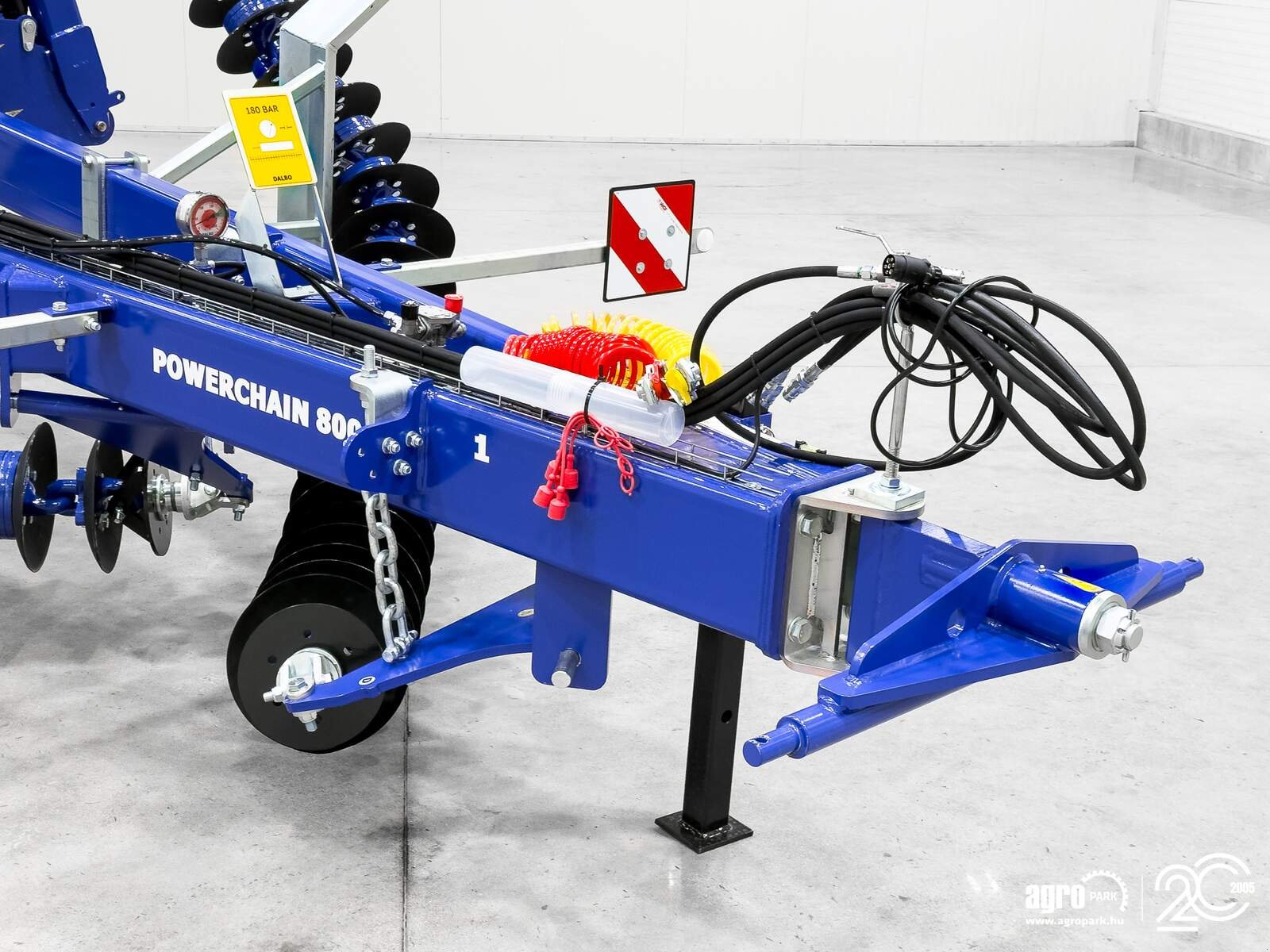 Scheibenegge tip Dalbo PowerChain 800 disc cultivator, 8 m working width, 132 discs, air brake, Made in Denmark, Gebrauchtmaschine in Csengele (Poză 11)