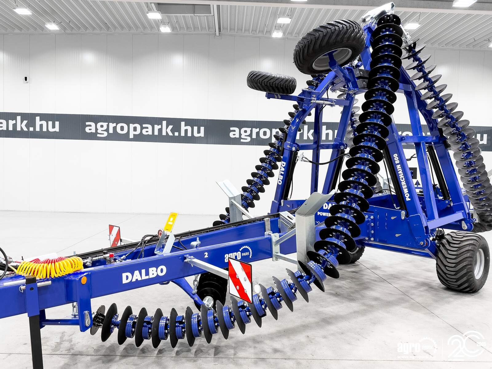 Scheibenegge tip Dalbo PowerChain 800 disc cultivator, 8 m working width, 132 discs, air brake, Made in Denmark, Gebrauchtmaschine in Csengele (Poză 25)