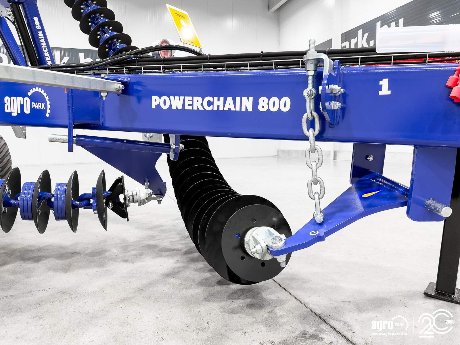 Scheibenegge tip Dalbo PowerChain 800 disc cultivator, 8 m working width, 132 discs, air brake, Made in Denmark, Gebrauchtmaschine in Csengele (Poză 27)