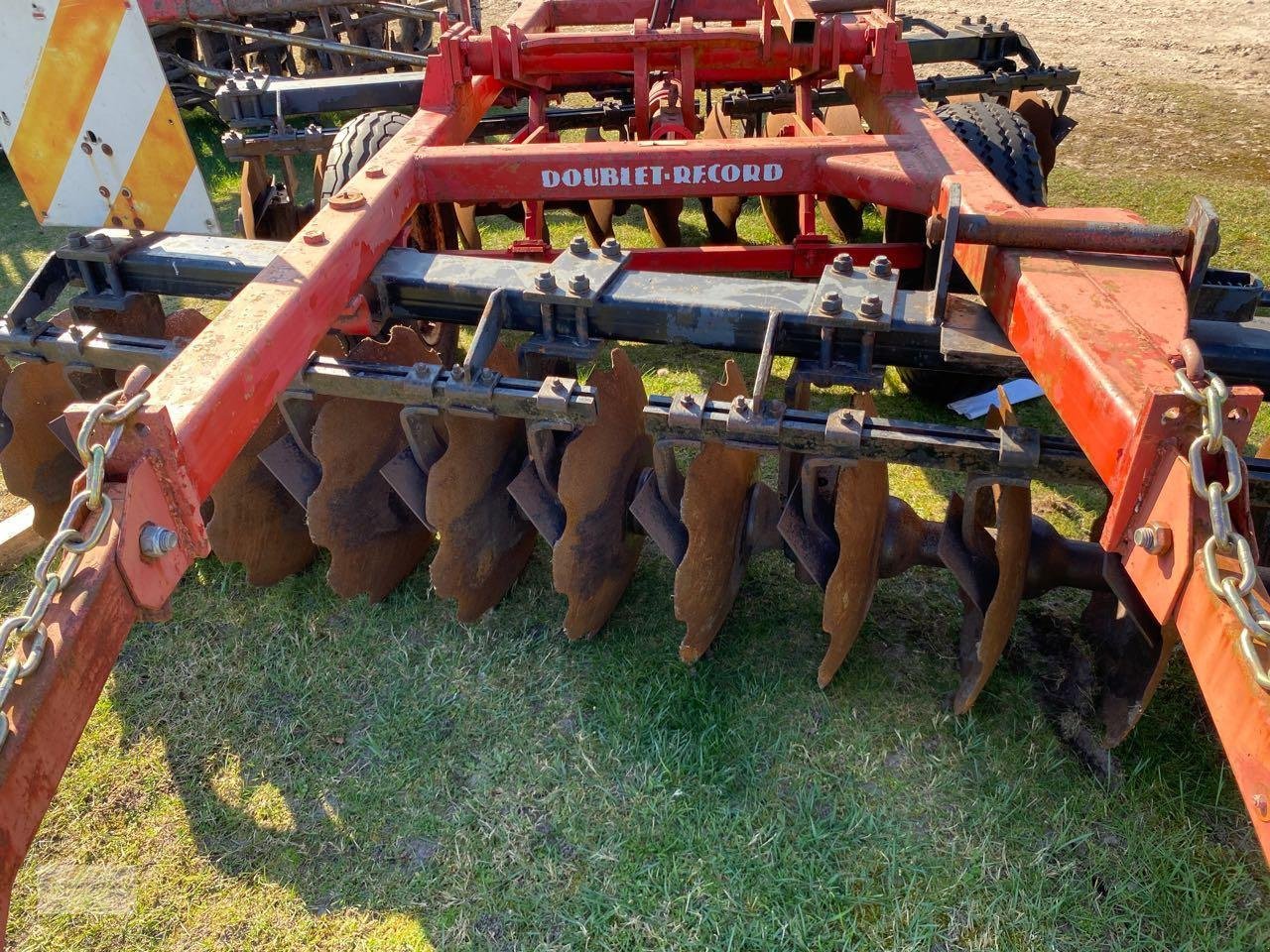 Scheibenegge del tipo Doublet Record 3 meter, Fahrwerk, Gebrauchtmaschine In Twist - Rühlerfeld (Immagine 4)