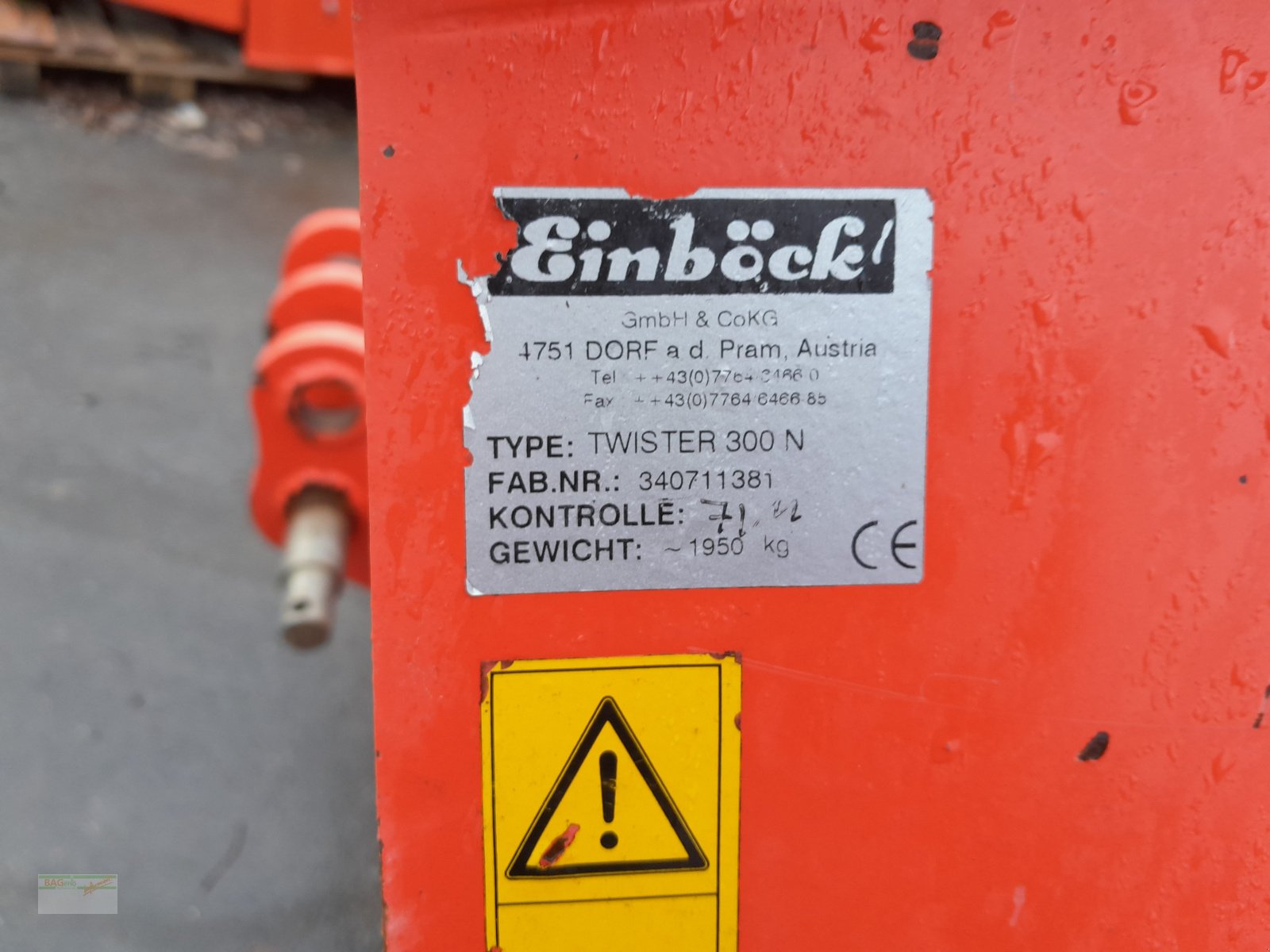 Scheibenegge typu Einböck Twister 300 N, Gebrauchtmaschine v Bad Mergentheim (Obrázek 4)