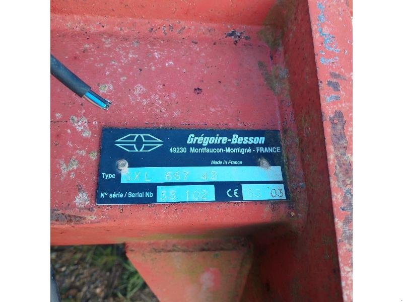 Scheibenegge typu Gregoire-Besson 44 DISQUES, Gebrauchtmaschine w PLUMELEC (Zdjęcie 10)