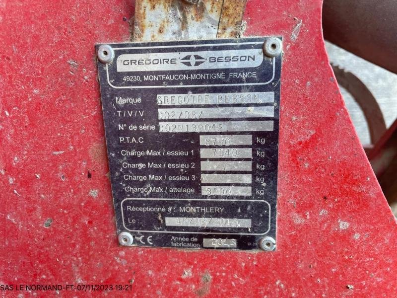 Scheibenegge des Typs Gregoire-Besson ACEROX32D, Gebrauchtmaschine in JOSSELIN (Bild 6)
